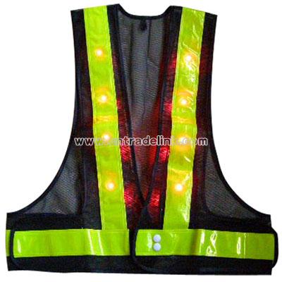 LED Reflective Safety Vest