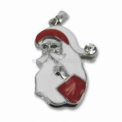 White Santa Claus USB Flash Drive