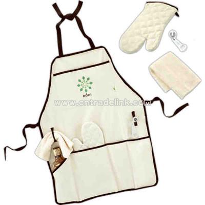 Recycled cotton apron kit