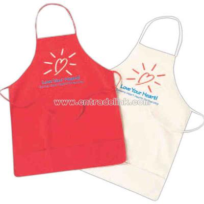 Heavy 10 oz. cotton barbecue apron