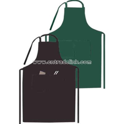 Knee length polyester / cotton twill apron