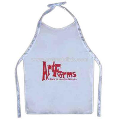 Transparent clear PVC kid's apron