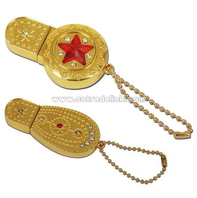 Golden USB Flash Drives