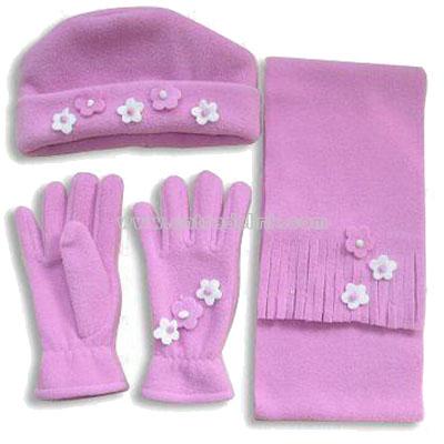 3 Pieces Fleece Set