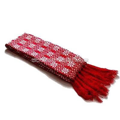 Snowflake Jaquard Muffler