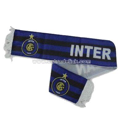 100% Acrylic Football Scarf