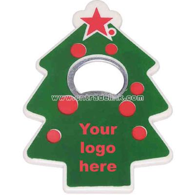 Christmas Tree shape magnetic bottle opener