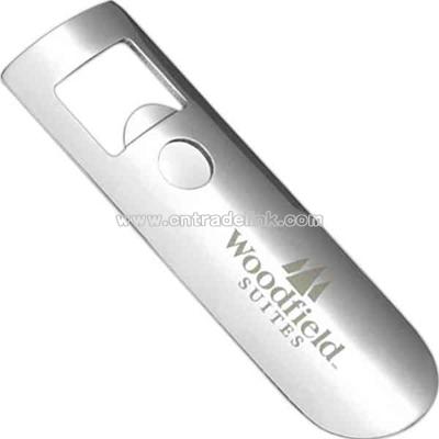 Stainless steel bottle opener