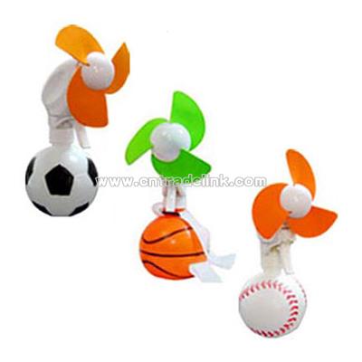 Water Mist Fan in Basketball, Soccer and Baseball Design