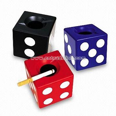 Dice Designed Melamine Ashtray