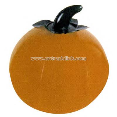 Inflatable 12" orange pumpkin with green stem
