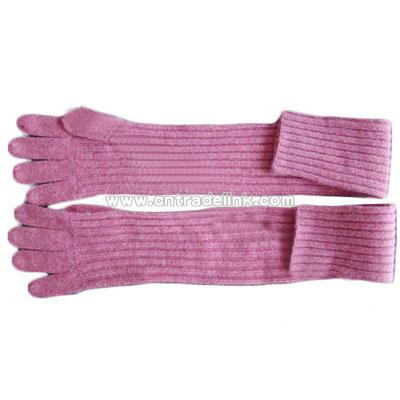 Cashmere Long Gloves