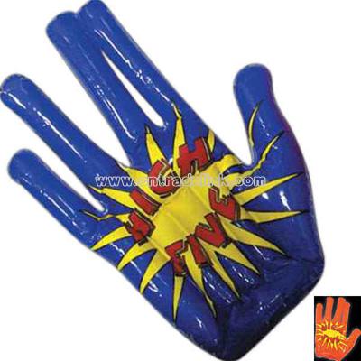 Inflatable 15" hand with "High Five".