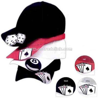 Magic Casino Series Dice Desgin 6 panel Cap