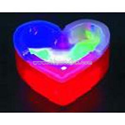 Heart Shaped Flashing ashtray