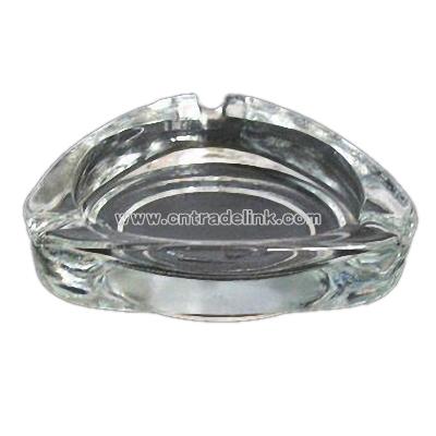 Crystal Triangle Ash Tray