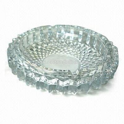 Round-shaped Crystal Ashtray