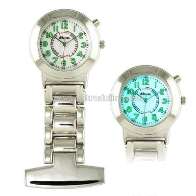 Ravel Nurses EL Stainless Steel Fob Watch