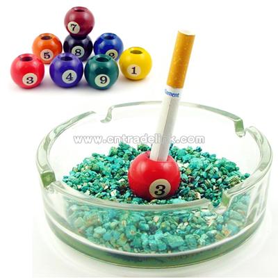 Billiard Ball Ash Tray Cigarette Snuffer