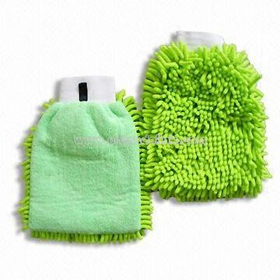 Chenille and Microfiber Cleaning Gloves
