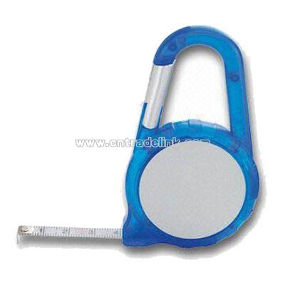 Plastic Carabiner Work Tape Measure with BMI Calculator