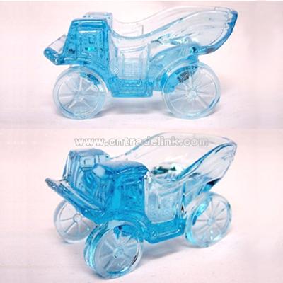 Wright Blue Colonial Carriage Ashtray