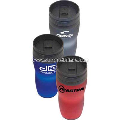 16 oz soft touch tumbler