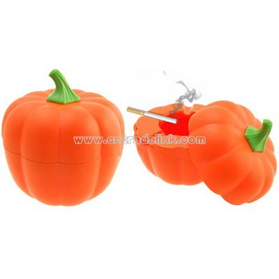 Orange Unique Pumpkin Design Plastic Cigar Cigarette Ashtray