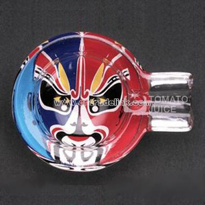 Facial make-up Glass Ashtray