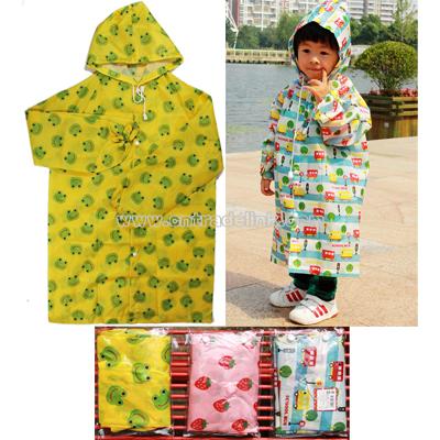 Printed Children Raincoat